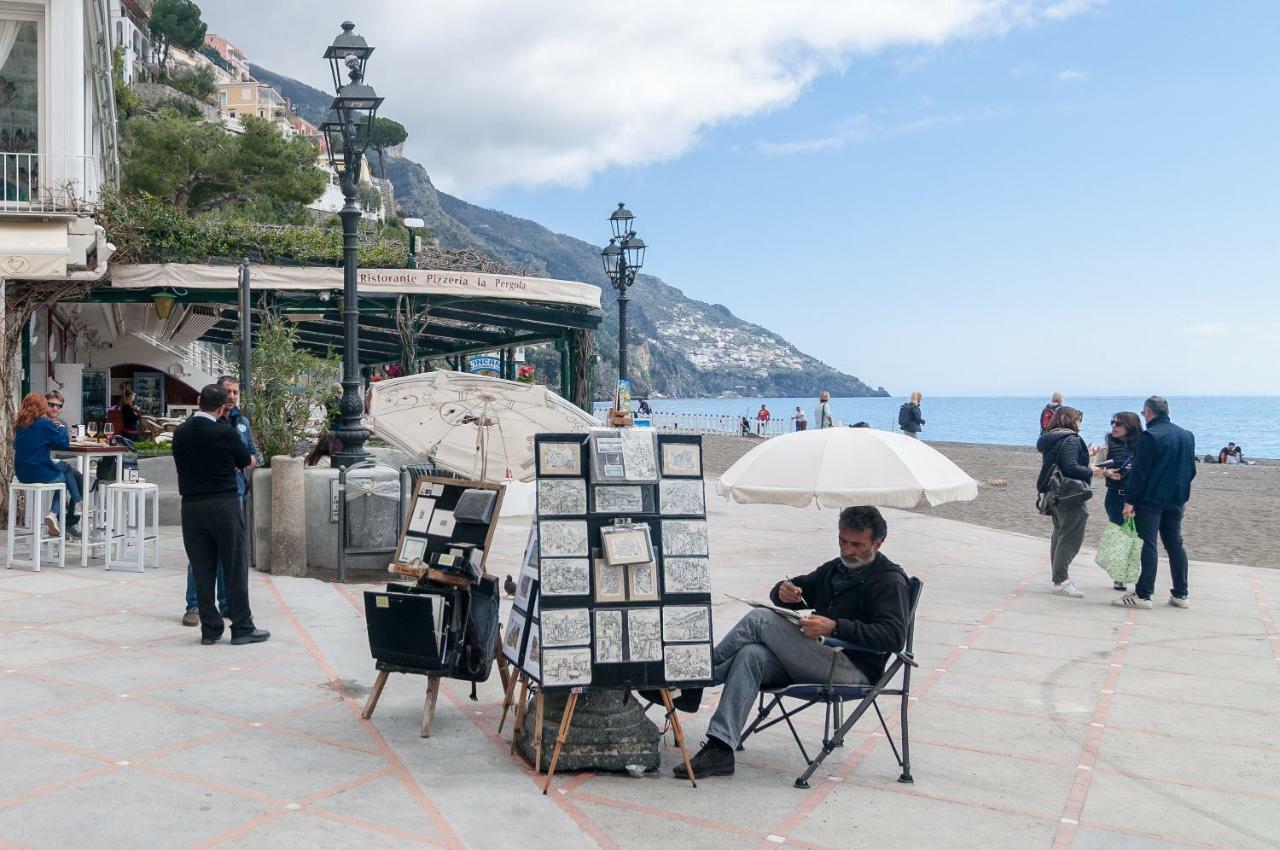Casa Il Capriccio, Spiaggia Grande Positano Vila Exterior foto